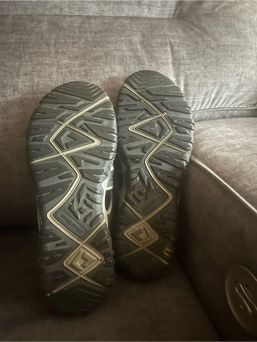 Eddie Bauer Black and Gray Men's Hybrid Hiking Sandal